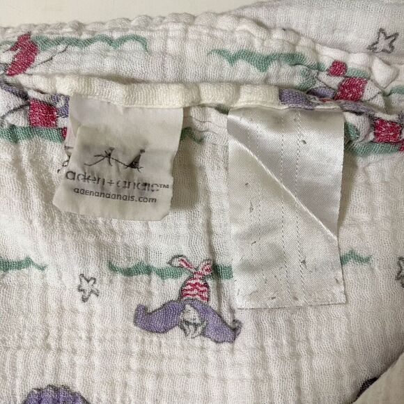 Aden + Anais Mermaid Baby Swaddle Blanket Lovey Muslin Cotton - Picture 3 of 5